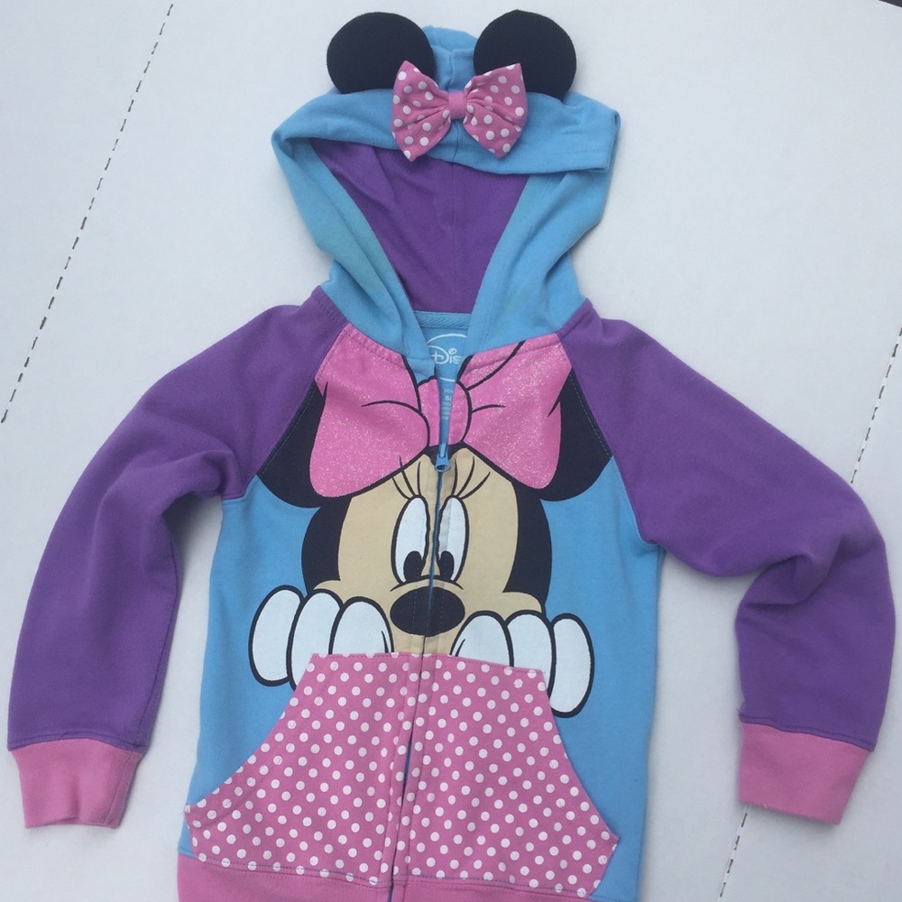 Minnie Mouse hoodie.